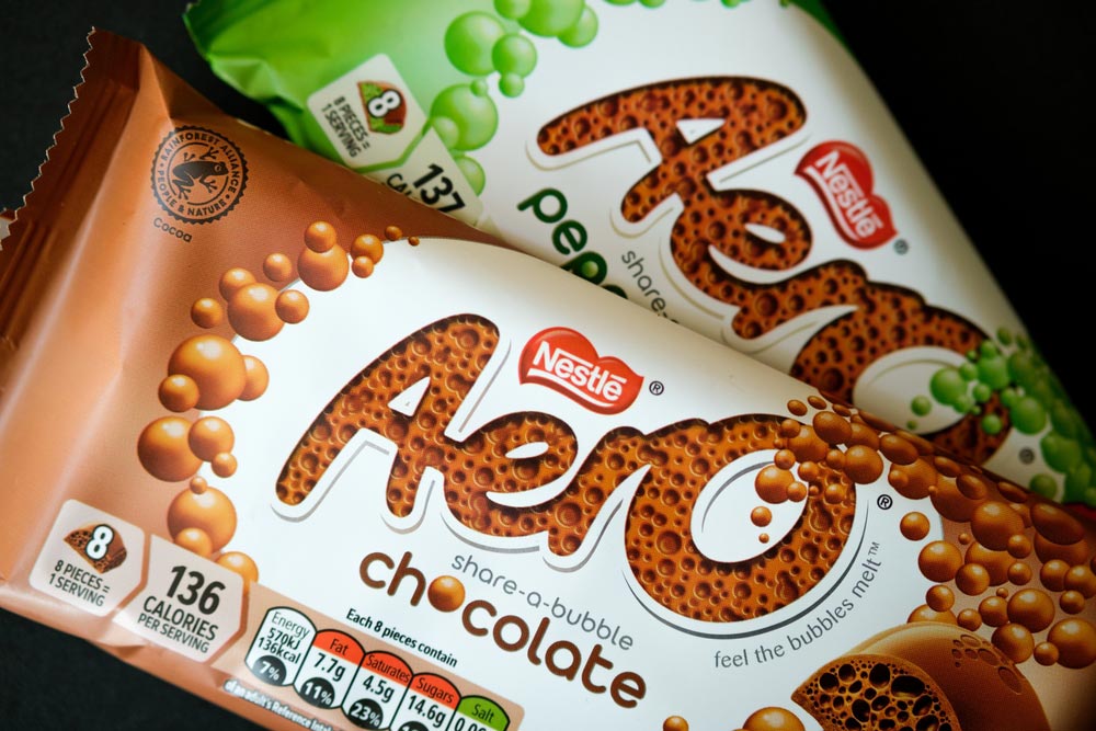 Chocolate and retail products